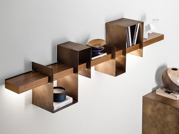 AGO & FILO - Painted metal wall shelf by Ronda Design - view 3